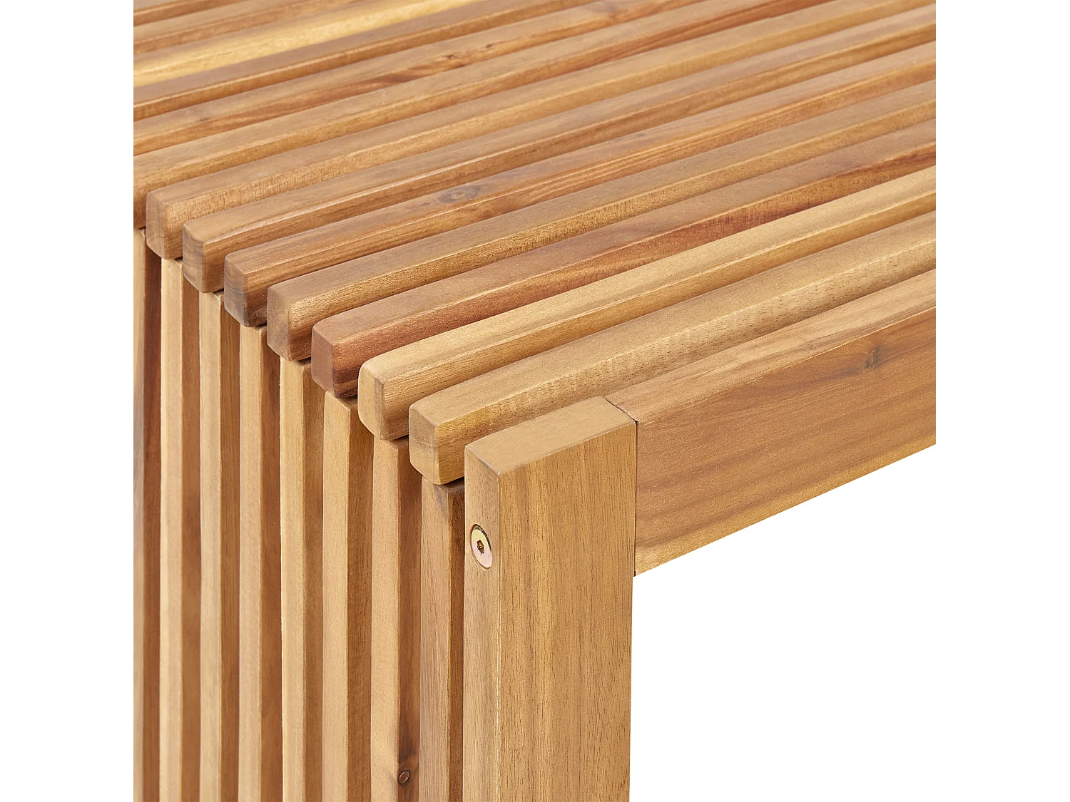 Stół ogrodowy BELLANO 70 cm 120 cm Drewno akacjowe Brązowy