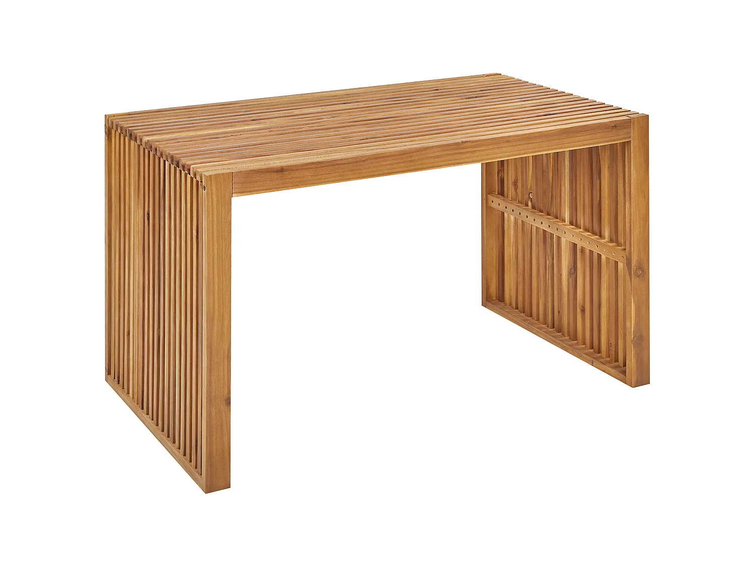 Stół ogrodowy BELLANO 70 cm 120 cm Drewno akacjowe Brązowy