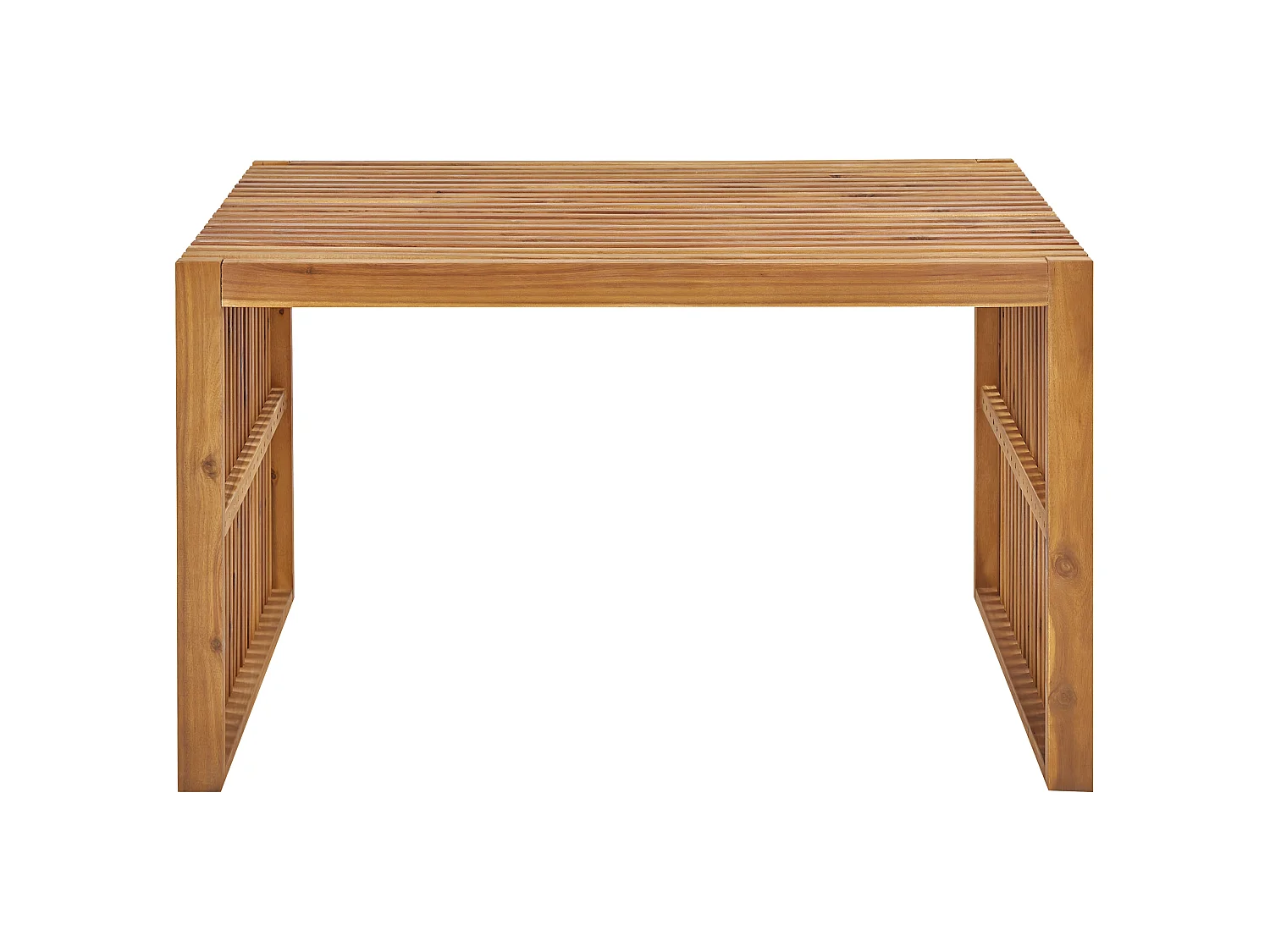 Stół ogrodowy BELLANO 70 cm 120 cm Drewno akacjowe Brązowy