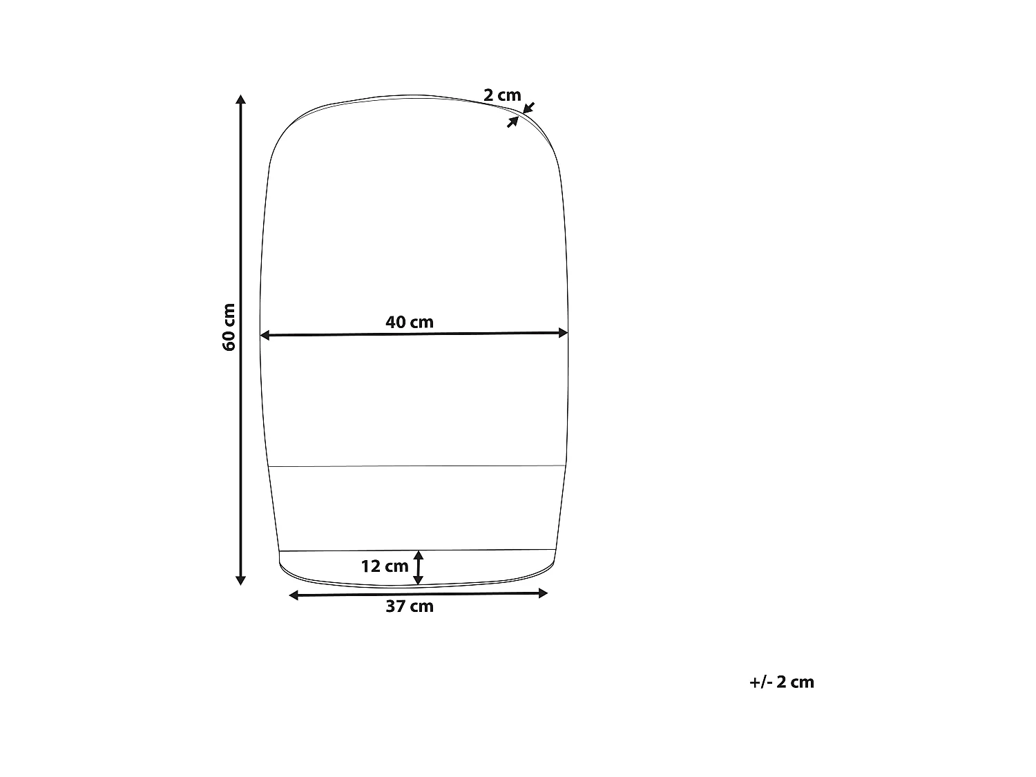 Wandspiegel met plank BRANNAY 40 cm 60 cm Metaal Zilver