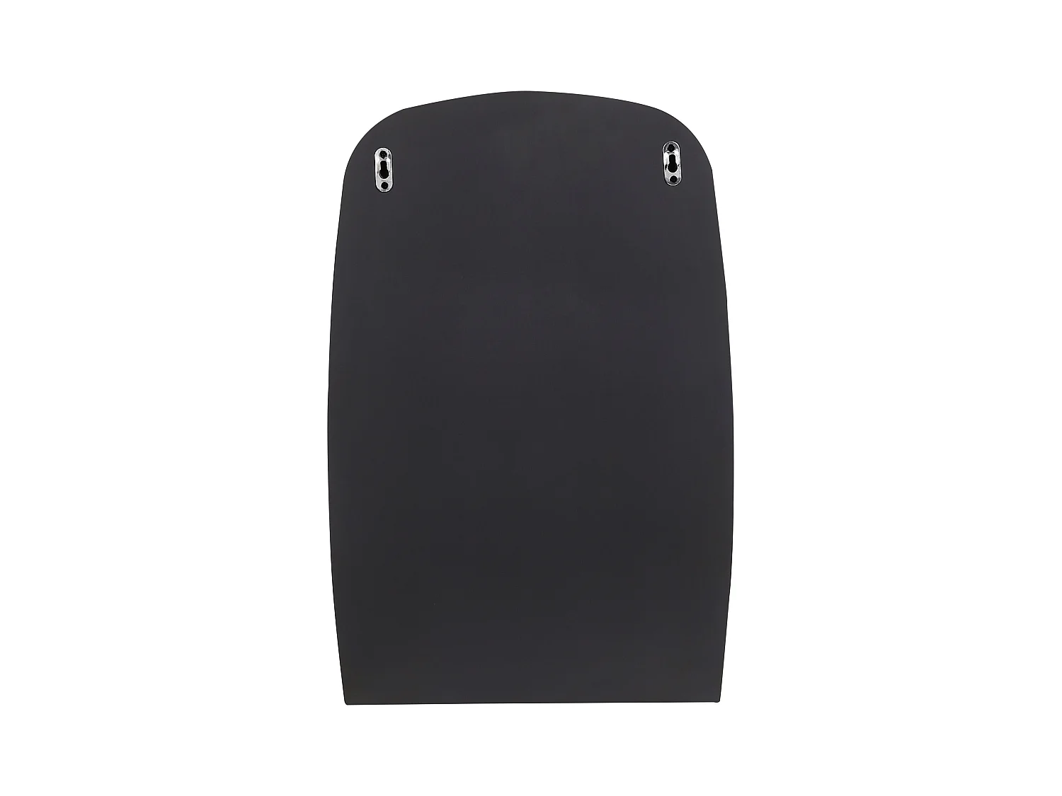 Wandspiegel met plank BRANNAY 40 cm 60 cm Metaal Zilver