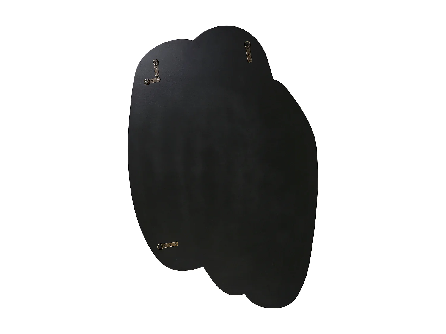 Lustro ścienne PANNES 80 cm 117 cm Błękitny