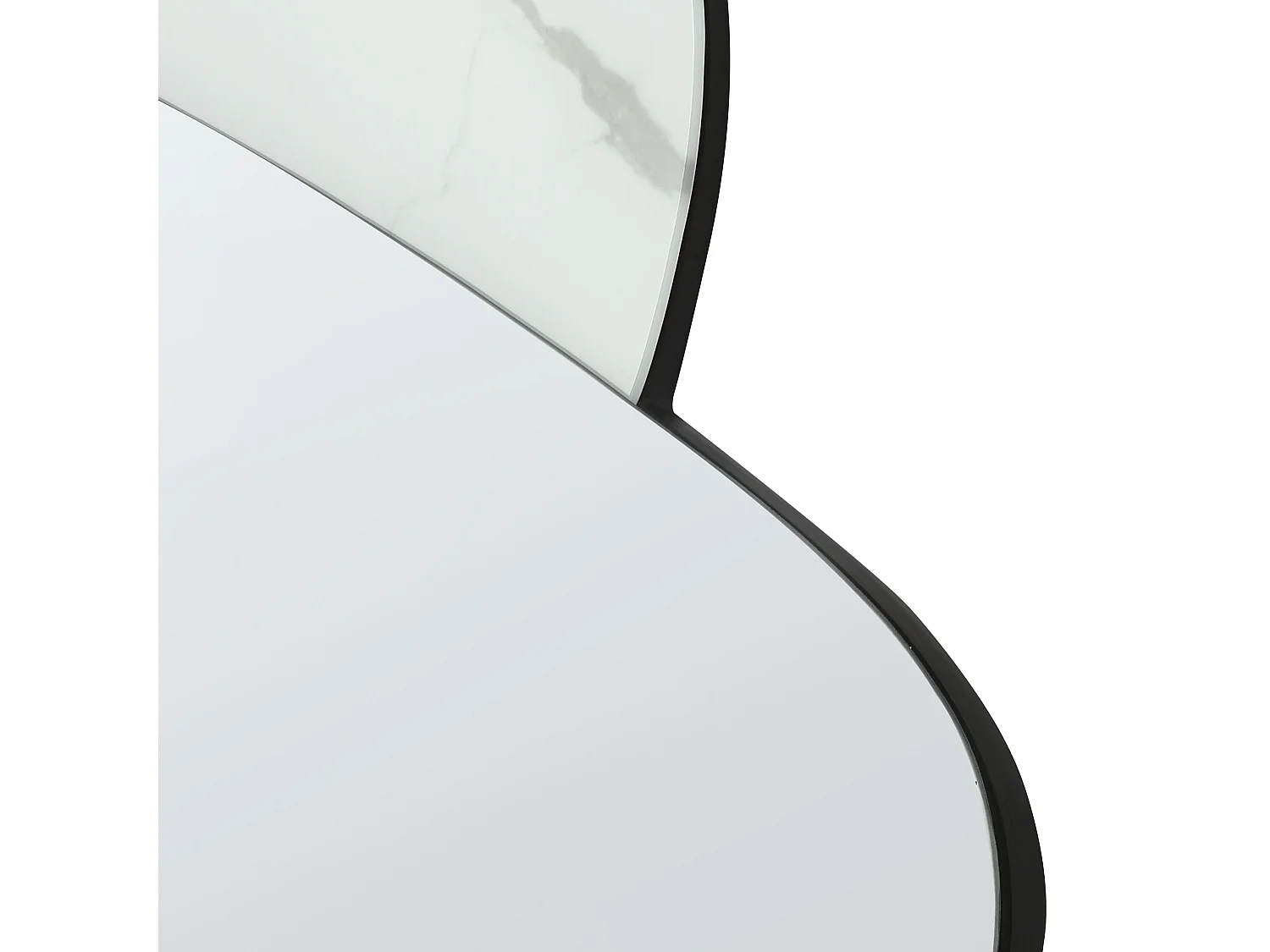 Miroir PANNES 80 cm 117 cm Bleu clair