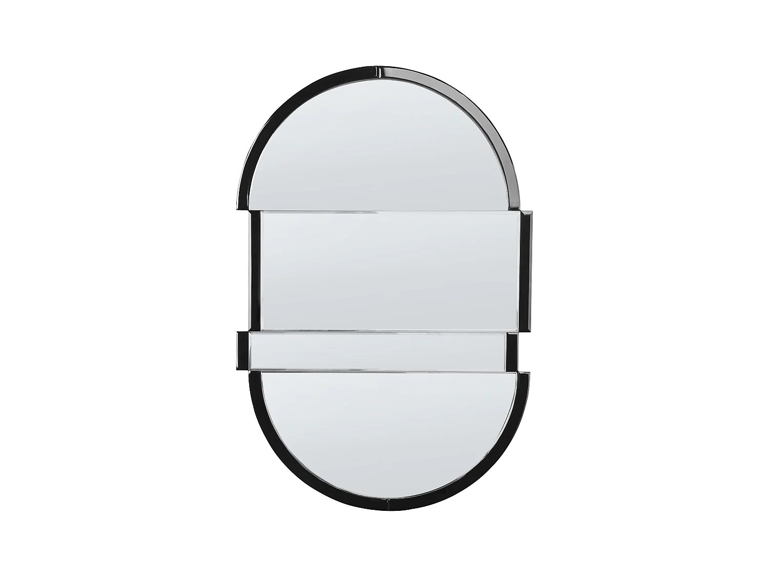 Miroir MICHERY 60 cm 90 cm Noir