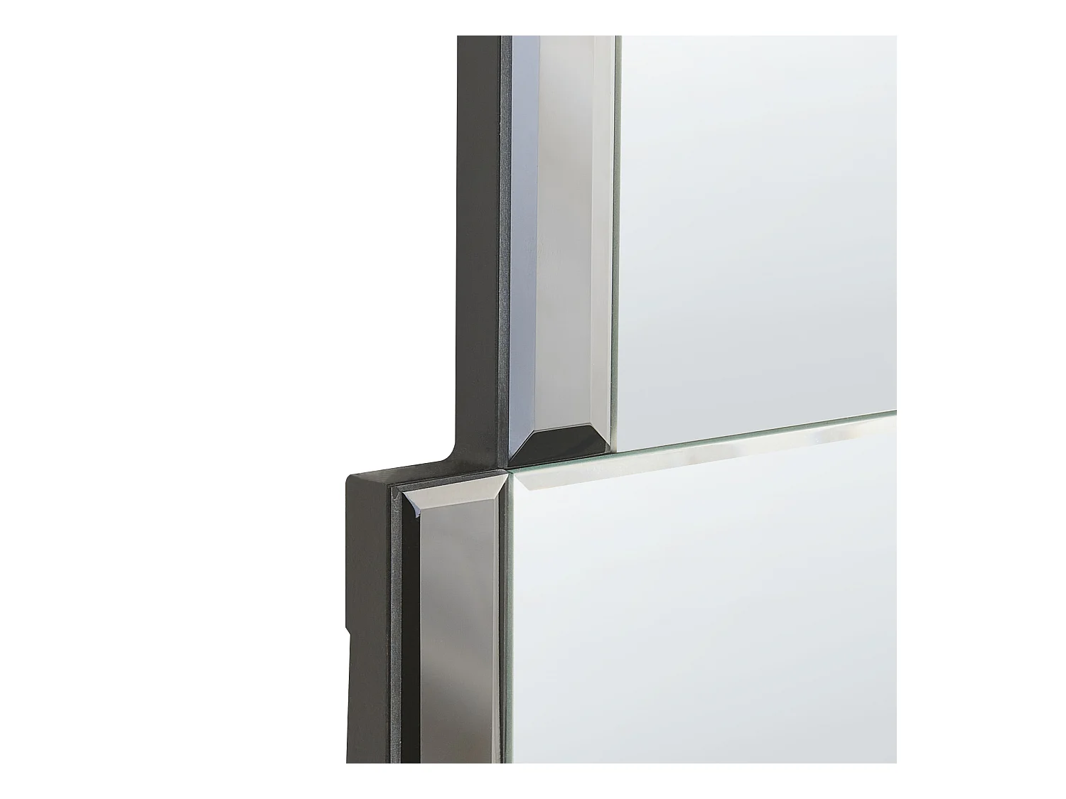 Wandspiegel MICHERY 60 cm 90 cm Zwart