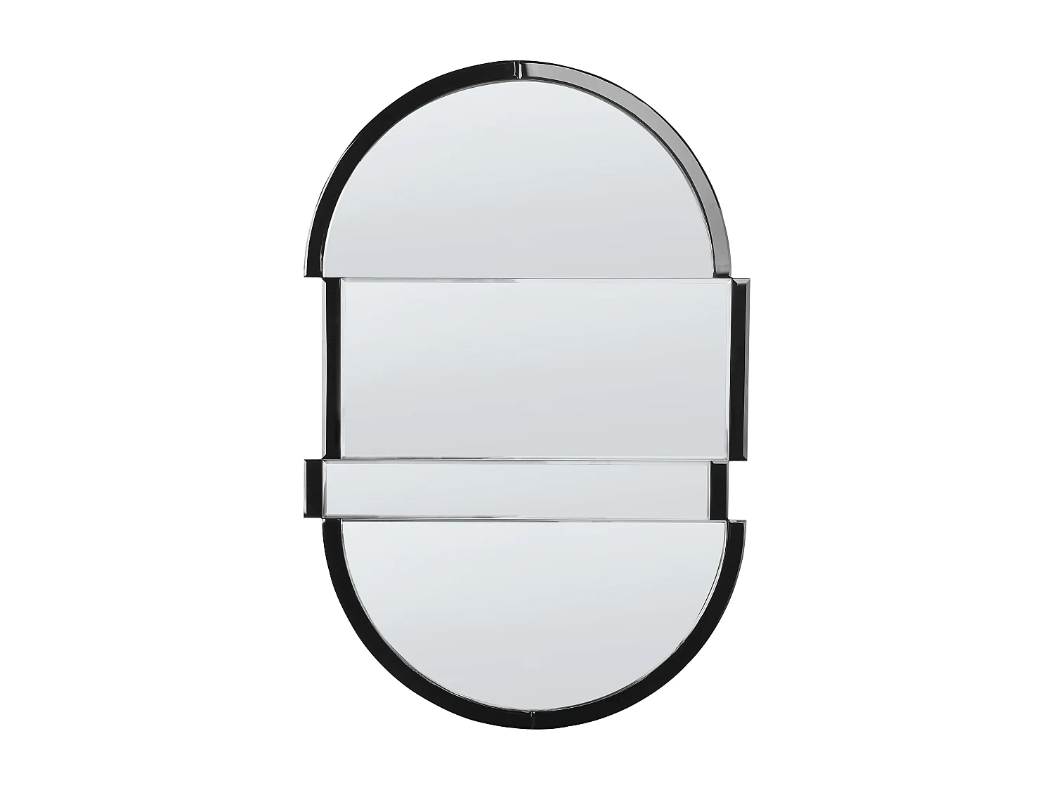 Miroir MICHERY 60 cm 90 cm Noir