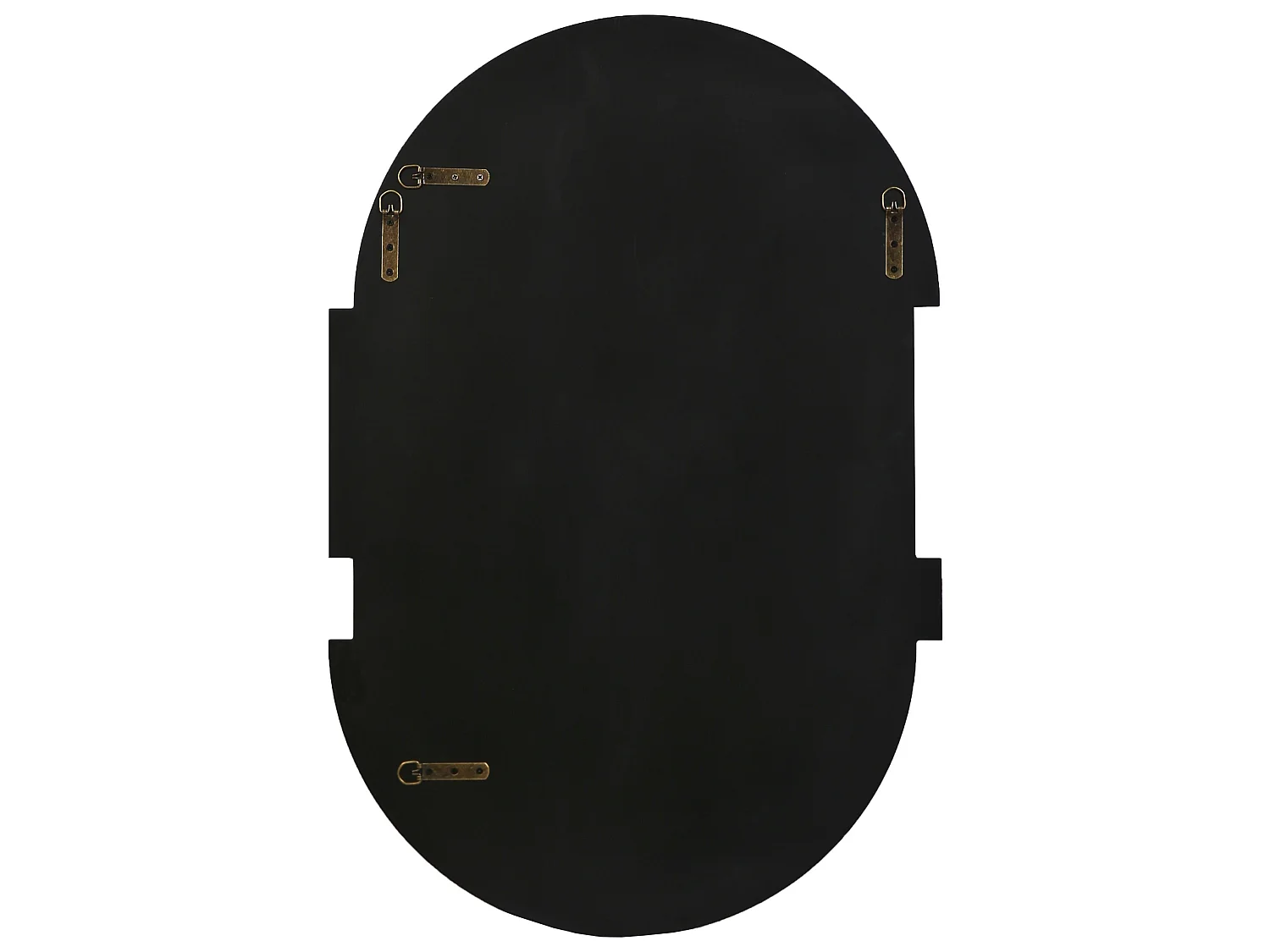 Wandspiegel MICHERY 60 cm 90 cm Zwart