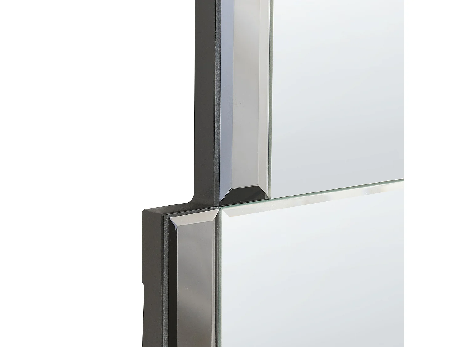 Wandspiegel MICHERY 60 cm 90 cm Zwart