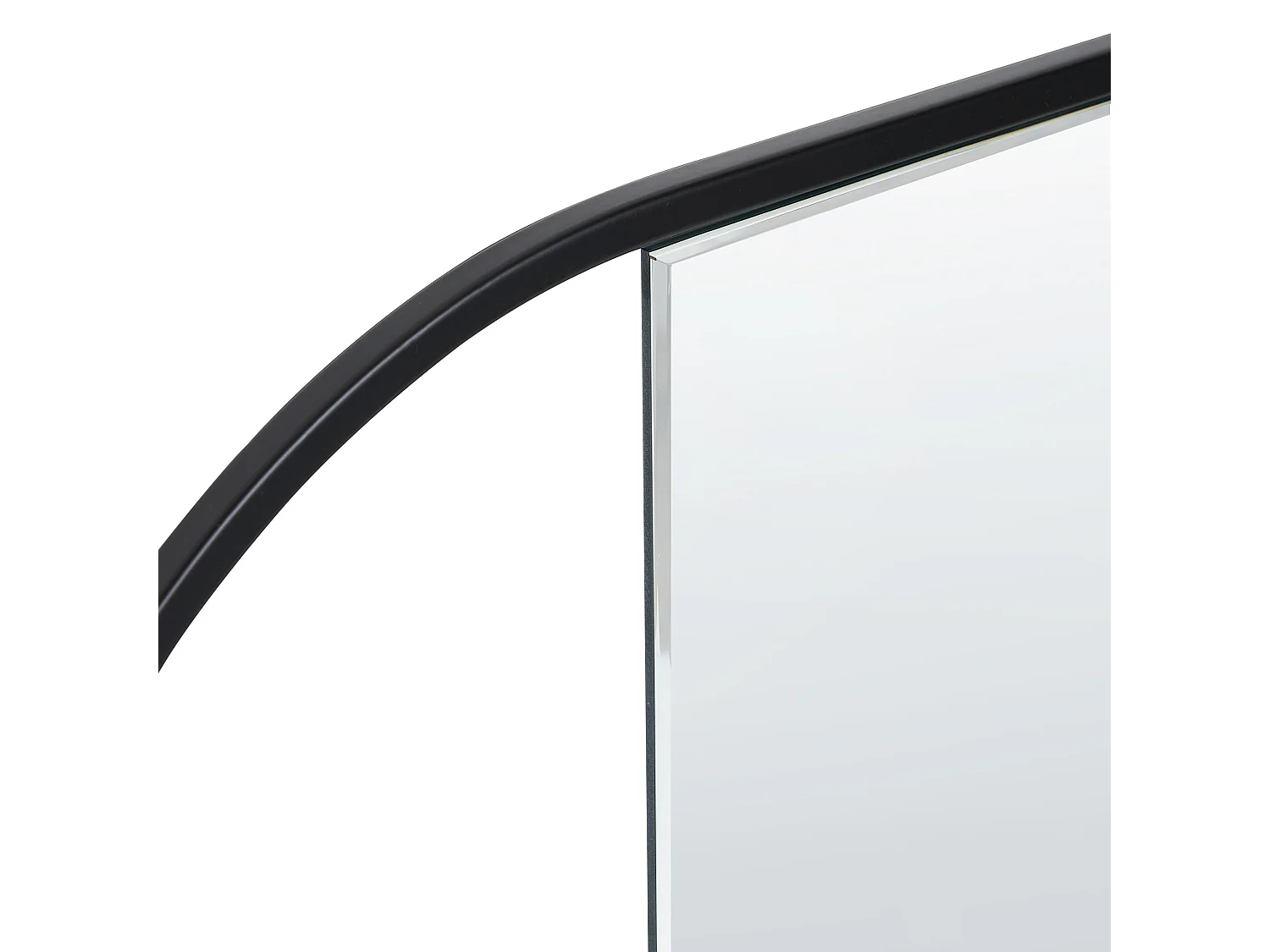 Miroir VALLERY 40 cm 120 cm Métal Noir