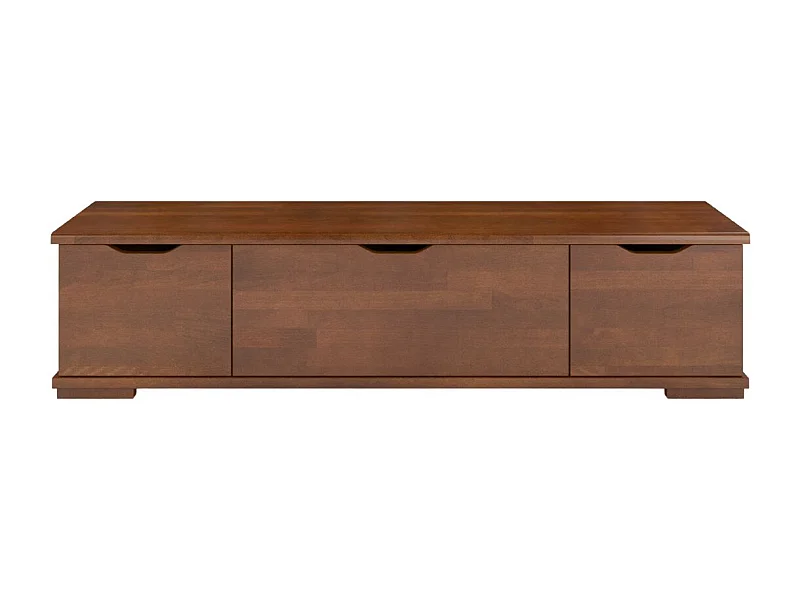 Drewniana szafka Rtv bukowa Arhus z szufladami/Orzech