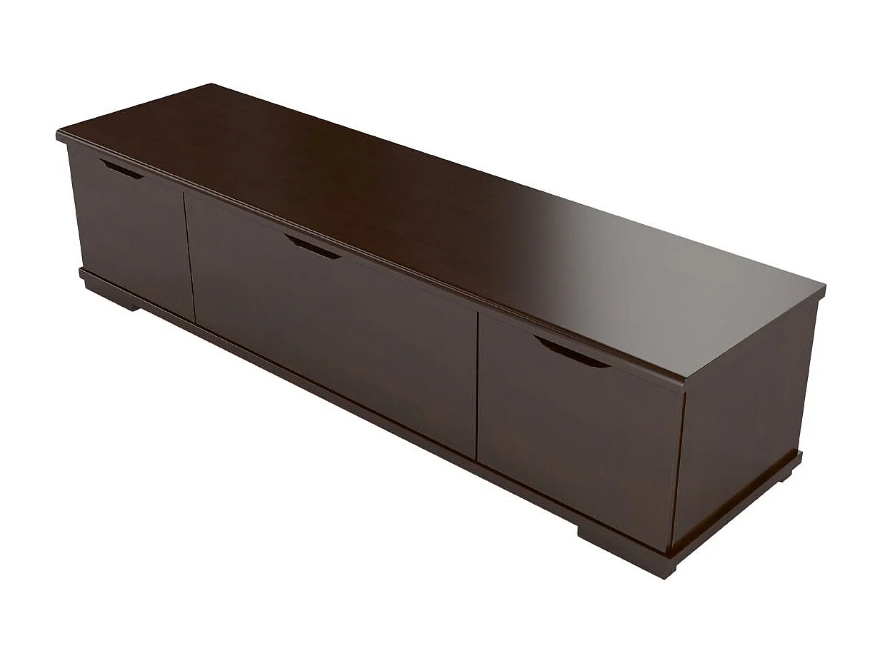 Meuble tv en bois hêtre VISBY ARHUS avec tiroirs / palissandre