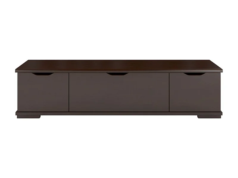 Massivholz-tv-schrank Arhus, buche - lackiert, palisanderfarbe