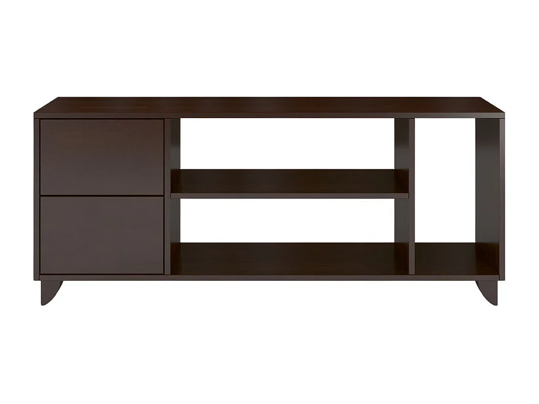 Meuble TV en bois de hêtre VISBY VIVECA sur pieds / palissandre