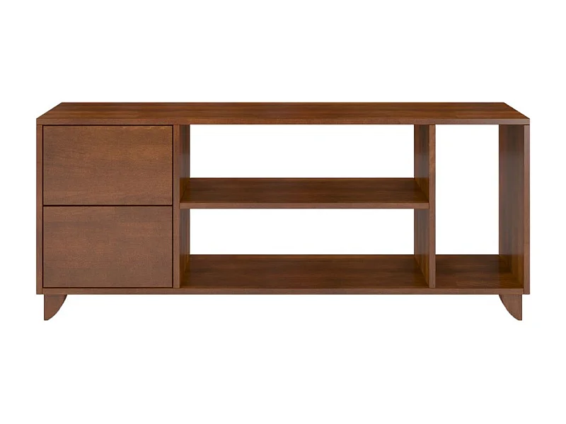 Massivholz-tv-schrank Viveca, buche - lackiert, nussbaumfarbe