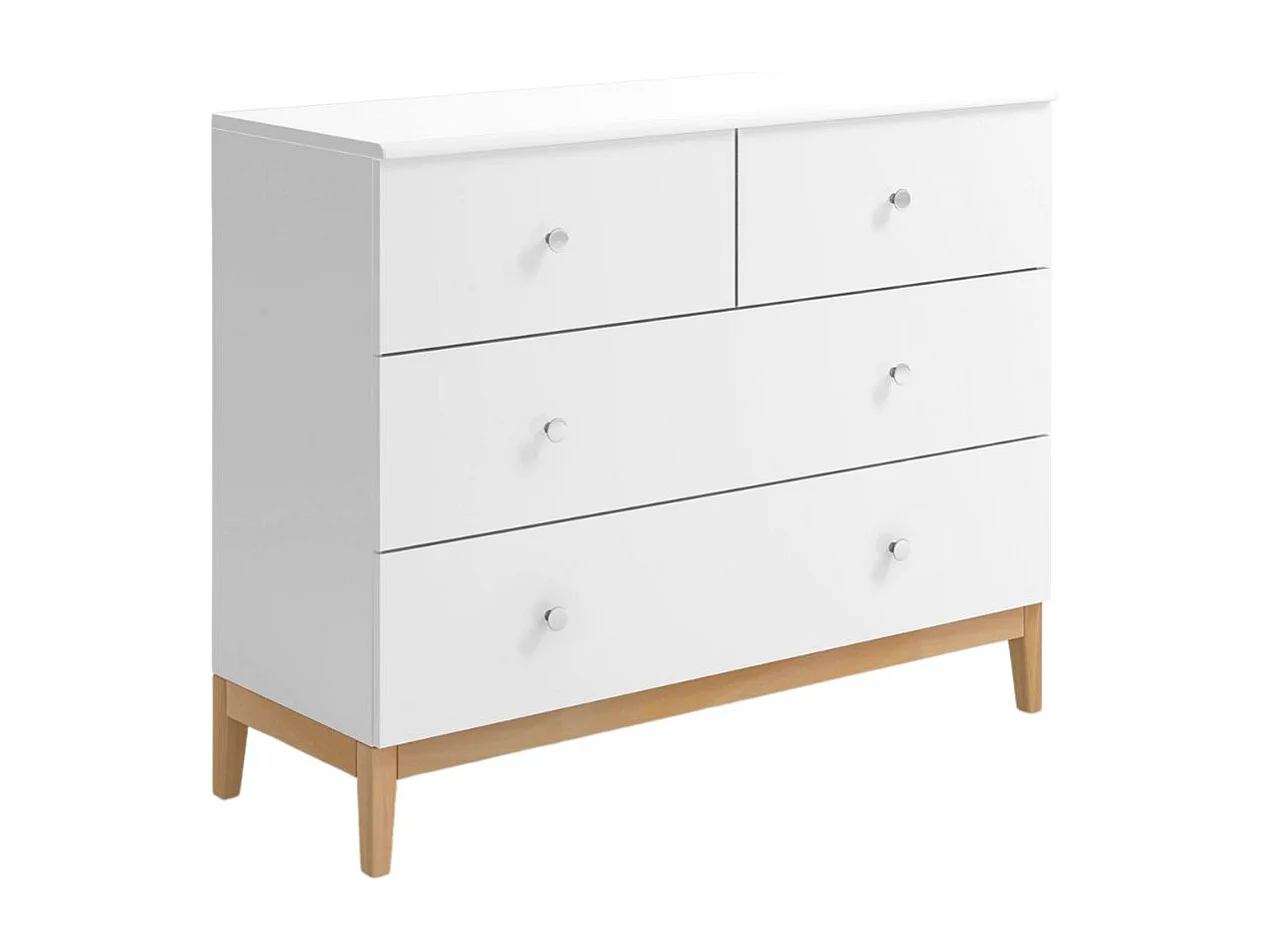 Chevet en bois avec tiroirs Visby Livia 2+2