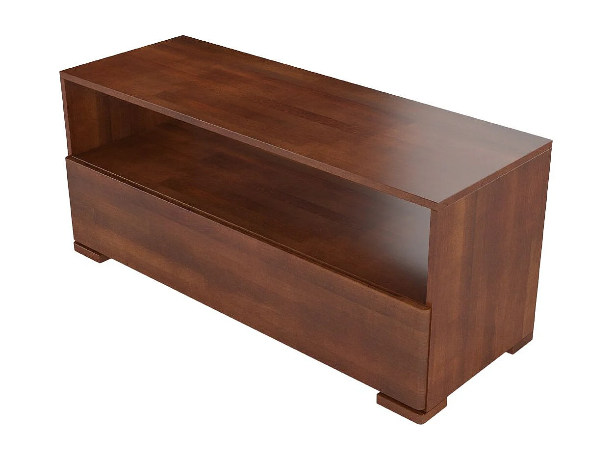 Meuble TV en bois de hêtre Visby Sandema / noyer