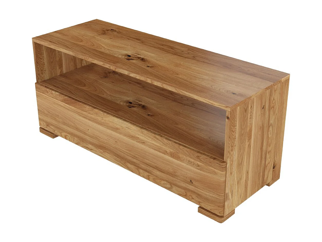 Massivholz-tv-schrank Sandema, eiche - lackiert, naturfarben