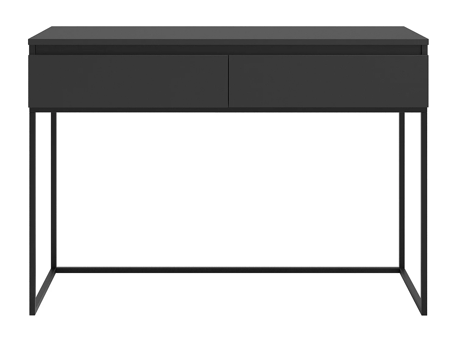 Toccatore Escritorio -nero con estructura metálica negra - 120 cm - BEMMI
