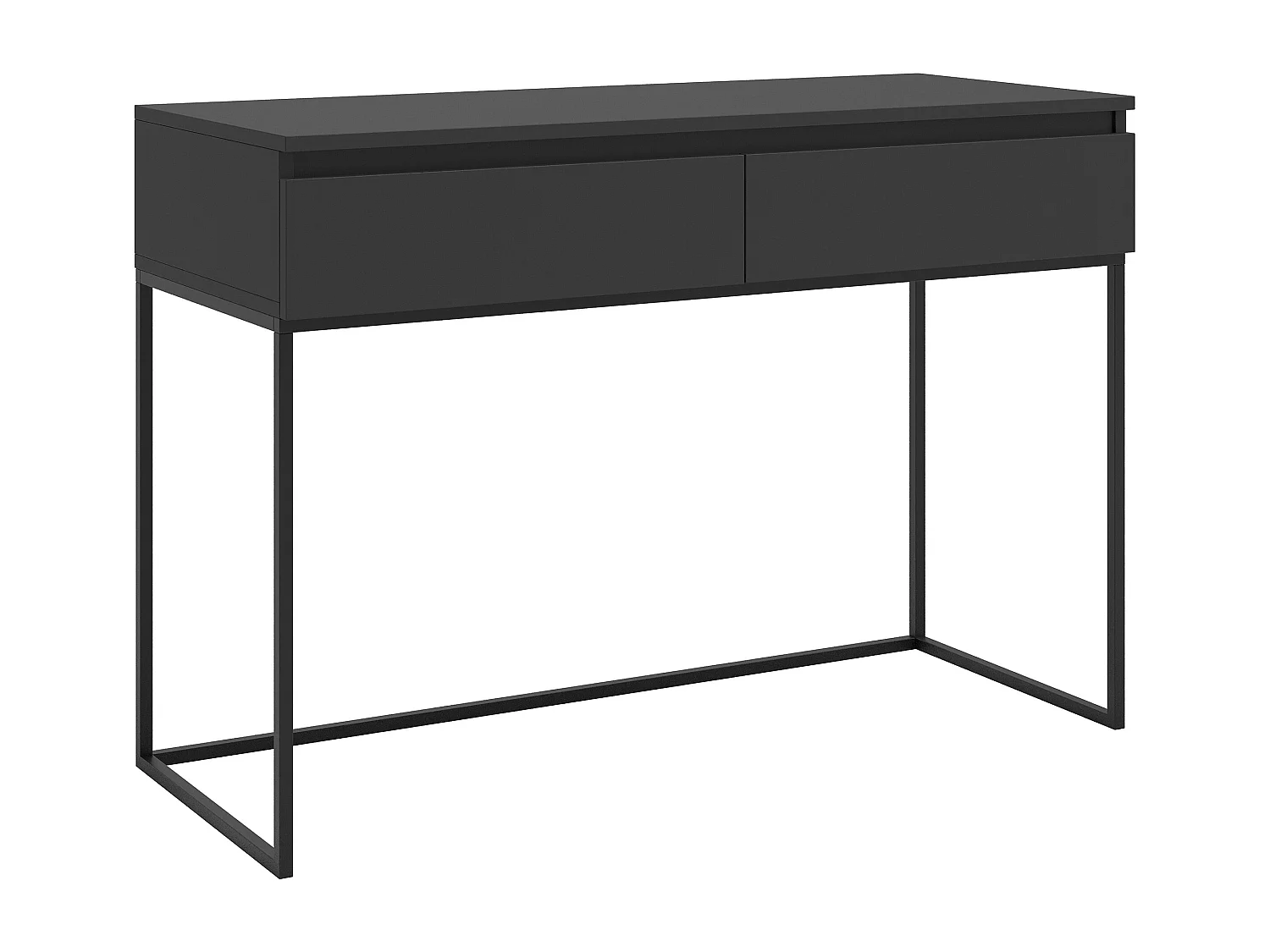 Toccatore Escritorio -nero con estructura metálica negra - 120 cm - BEMMI