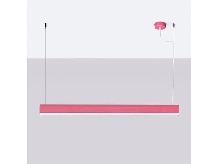 Lampa wisząca FARGE różowa LED 4000K