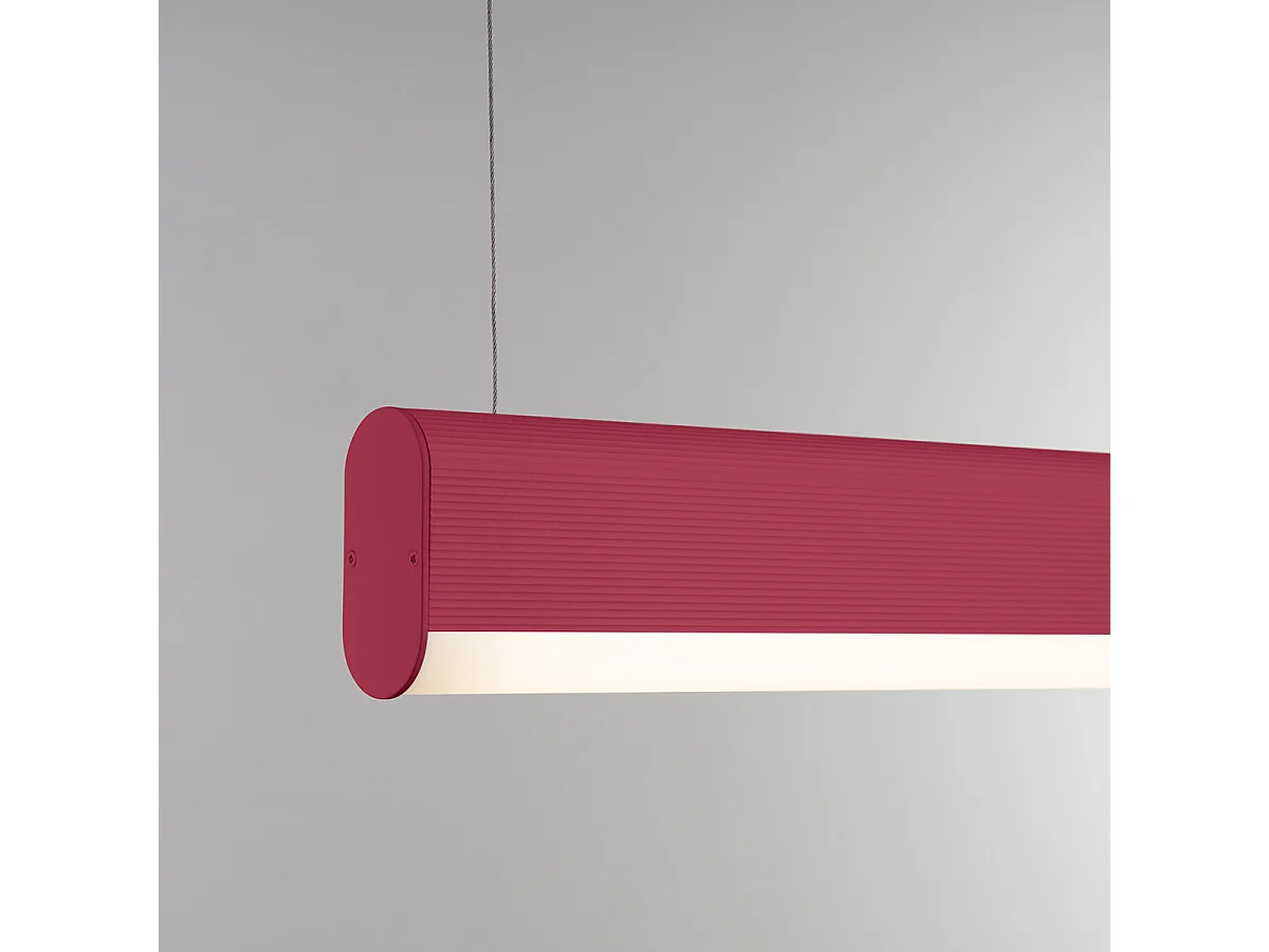 Lampa wisząca FARGE różowa LED 4000K