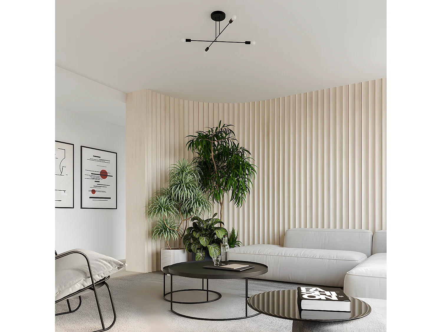 Appliques Norah Moderne En Acier - 1 Sources Lumineuses - L.19 X H.14,5 Cm - Noir