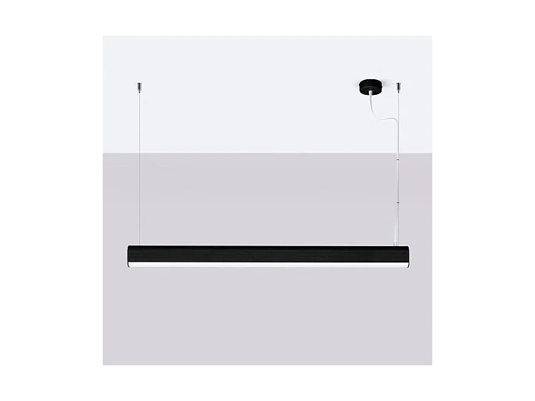 Hanglampen Farge Modern Van  - 1 Lichtbronnen - L.120 X H.150 Cm - Zwart