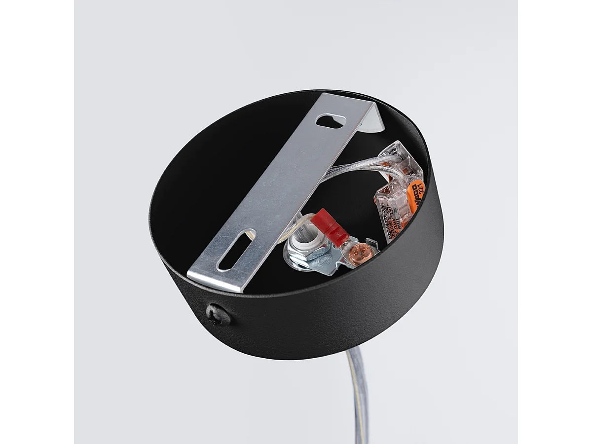 Hanglampen Farge Modern Van  - 1 Lichtbronnen - L.120 X H.150 Cm - Zwart