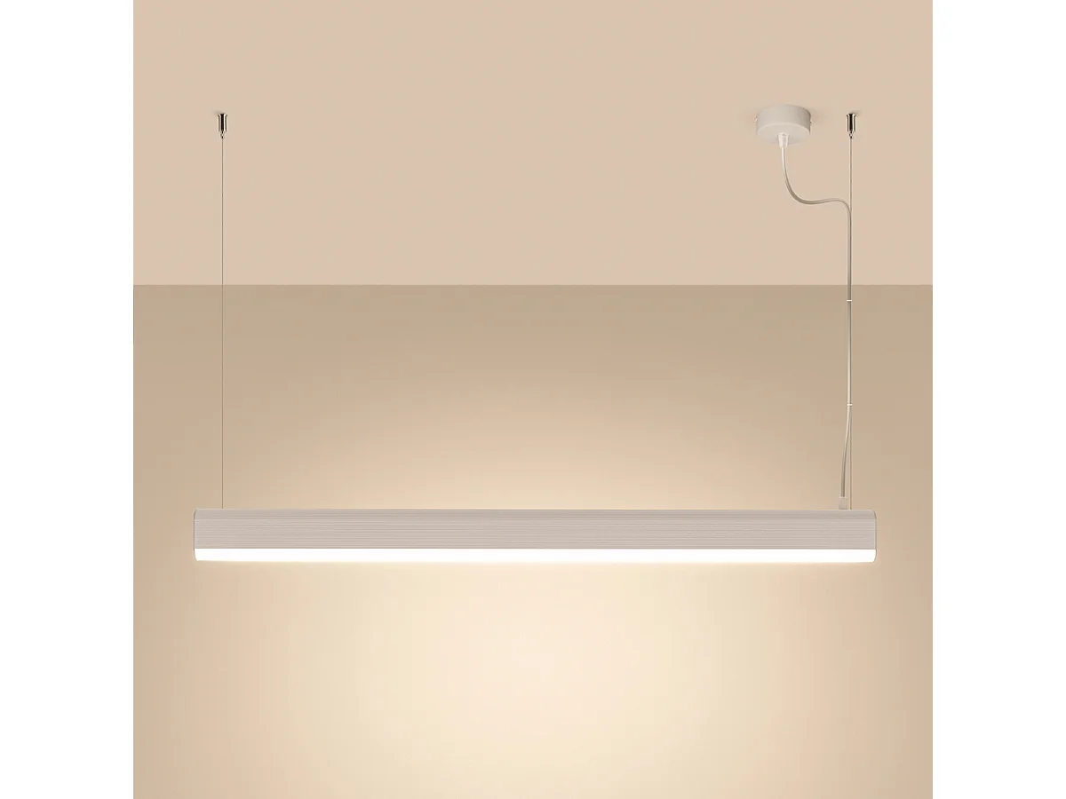 Hanglampen Farge Modern Van  - 1 Lichtbronnen - L.120 X H.150 Cm - Wit