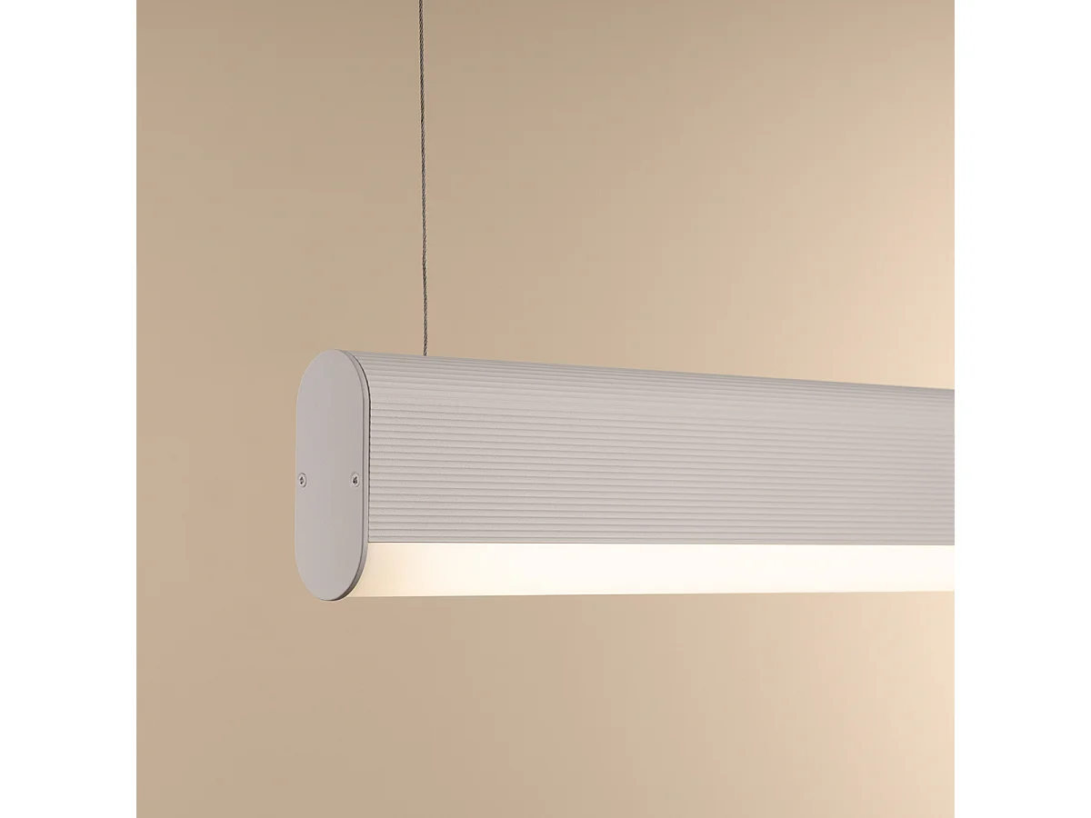 Hanglampen Farge Modern Van  - 1 Lichtbronnen - L.120 X H.150 Cm - Wit