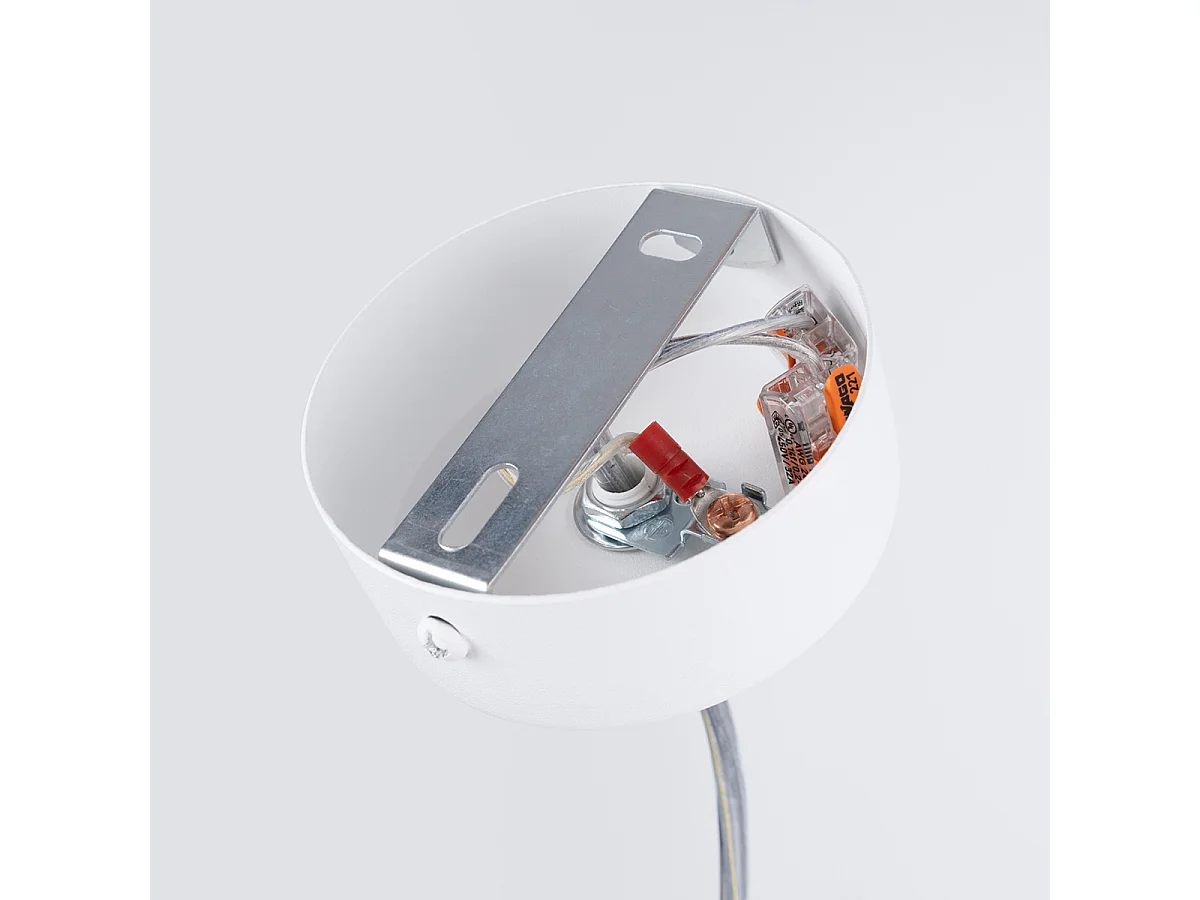 Hanglampen Farge Modern Van  - 1 Lichtbronnen - L.120 X H.150 Cm - Wit