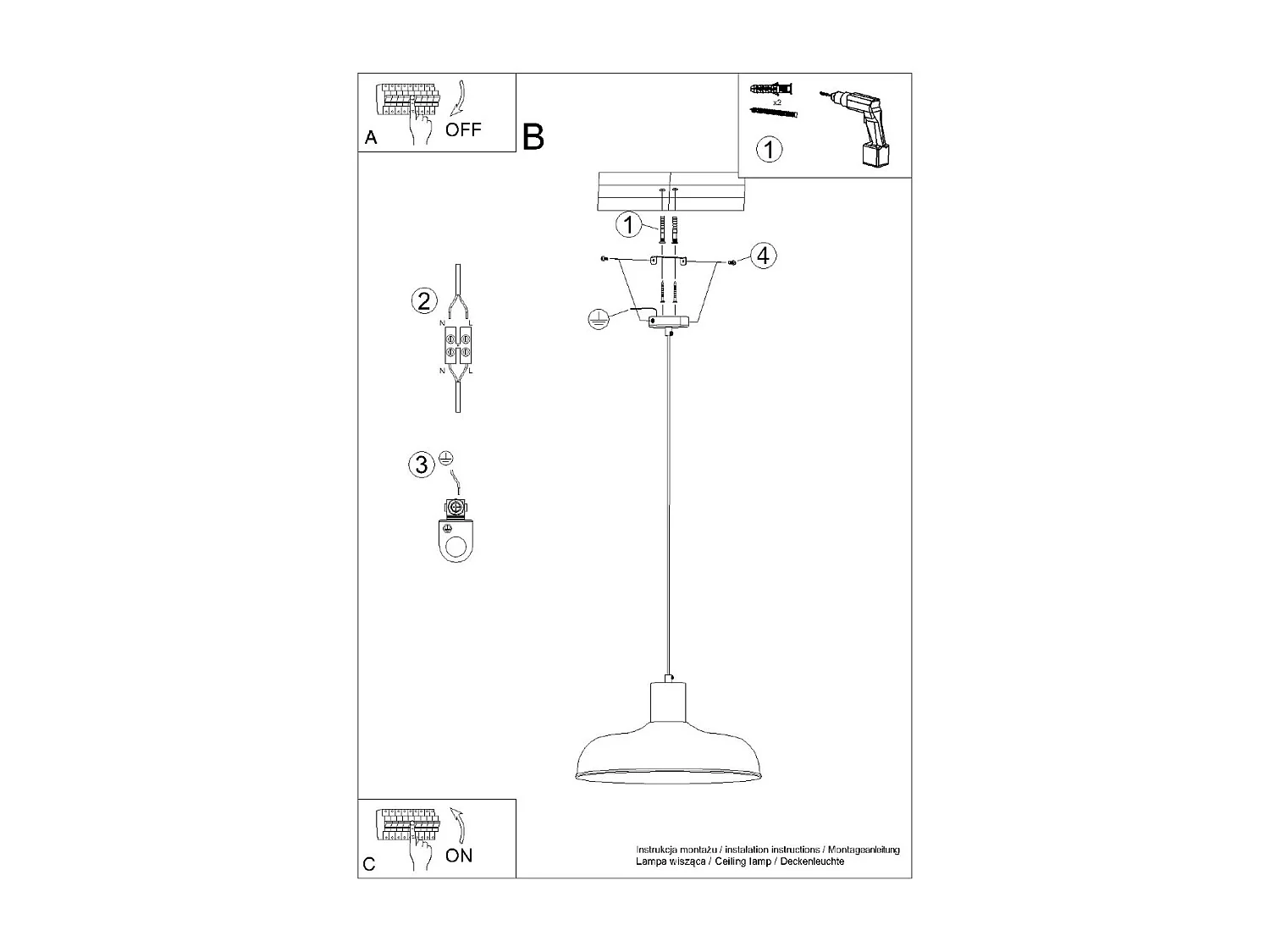 Hanglampen Indy Scandinavisch Van  - 1 Lichtbronnen - L.38 X H.120 Cm - Wit