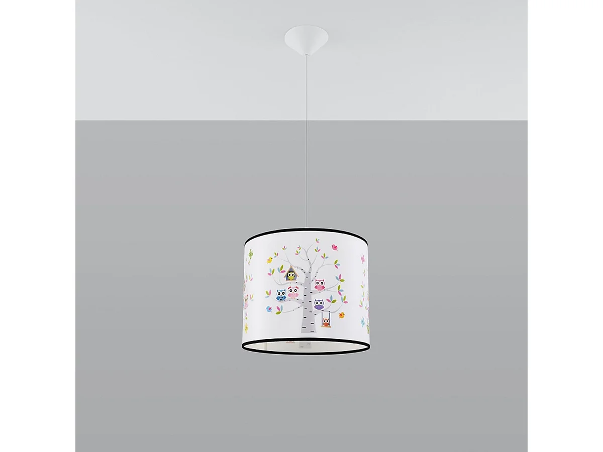 Lampe Suspendues Sowy Moderne En Pvc - 1 Sources Lumineuses - L.40 X H.82 Cm - Multicolore