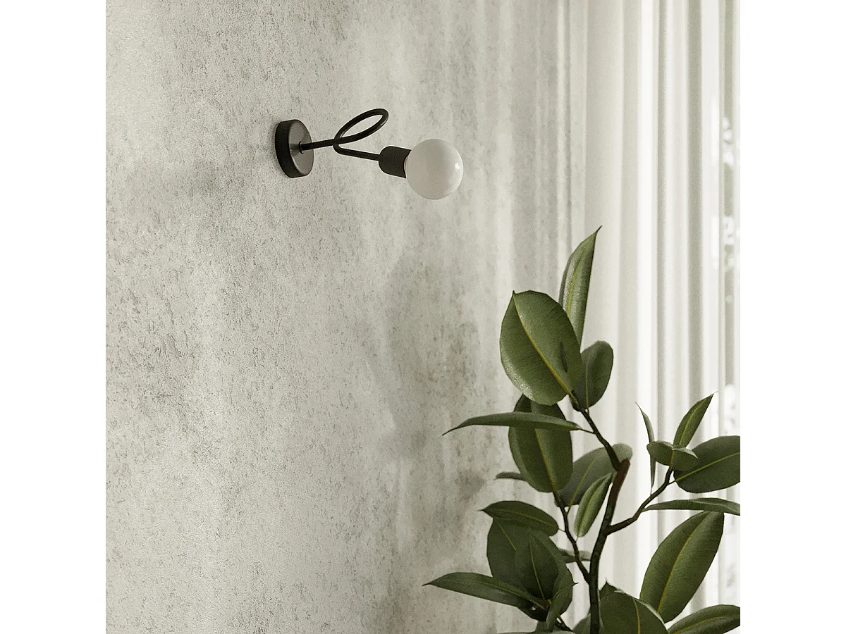 Żyrandol SUPEŁ 3 czarny