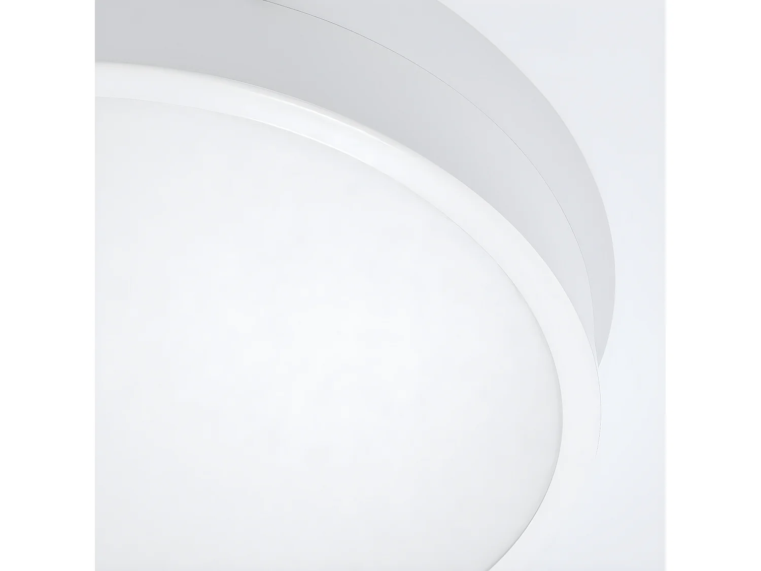 Luminárias De Teto Onyx Minimalista, Alumínio - 1 Lichtbronnen - L.50 X H.6 Cm - Branco
