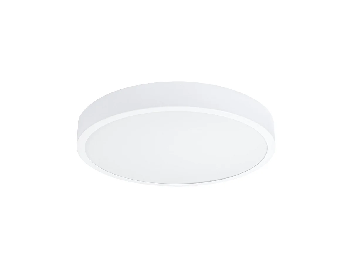 Lampada da soffitto ONYX minimalista di alluminio - 1 sorgenti luminose - L.50 x A.6 cm - bianco
