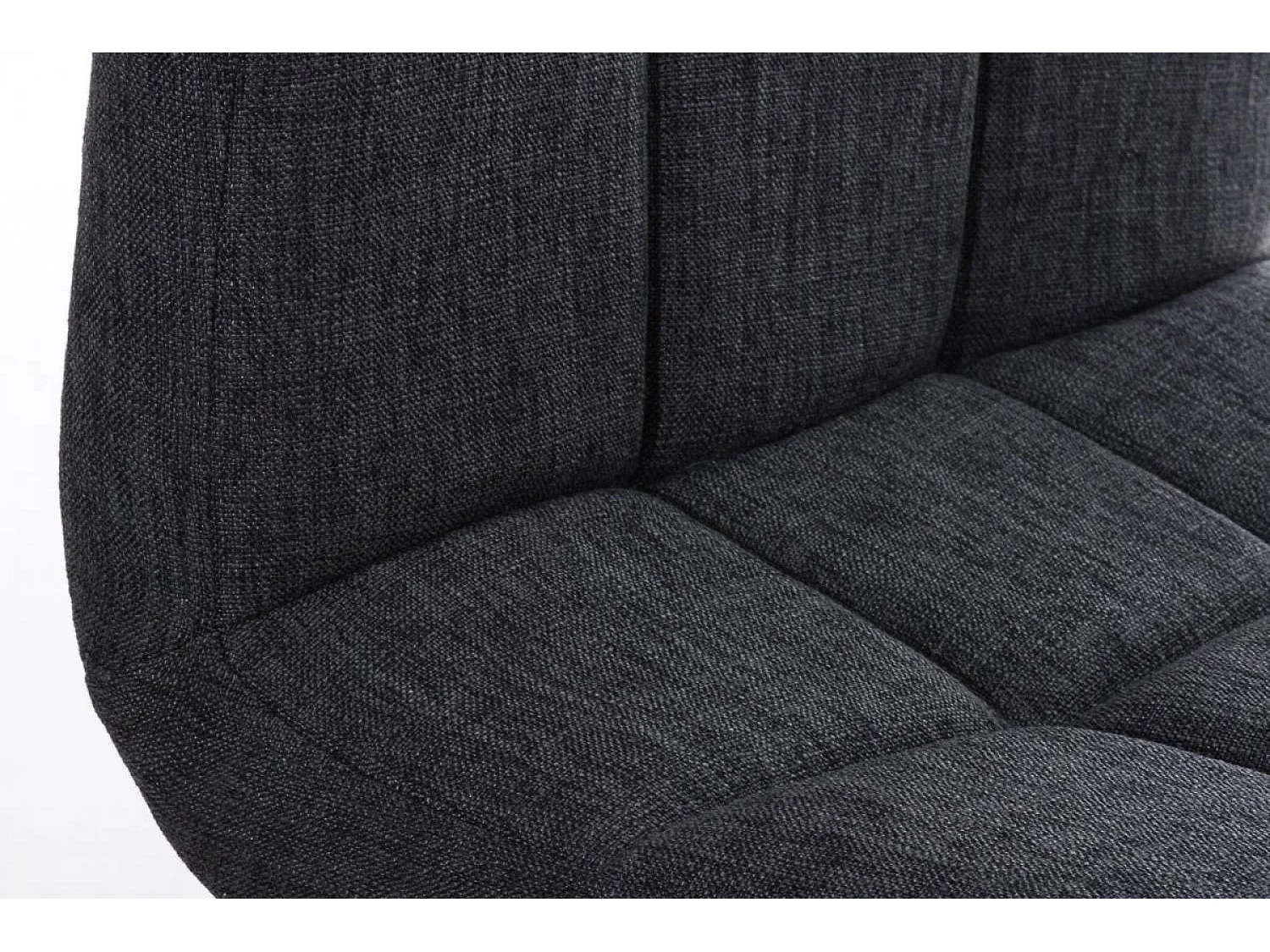 Tabouret de bar - Tissu - Gris foncé - Peru