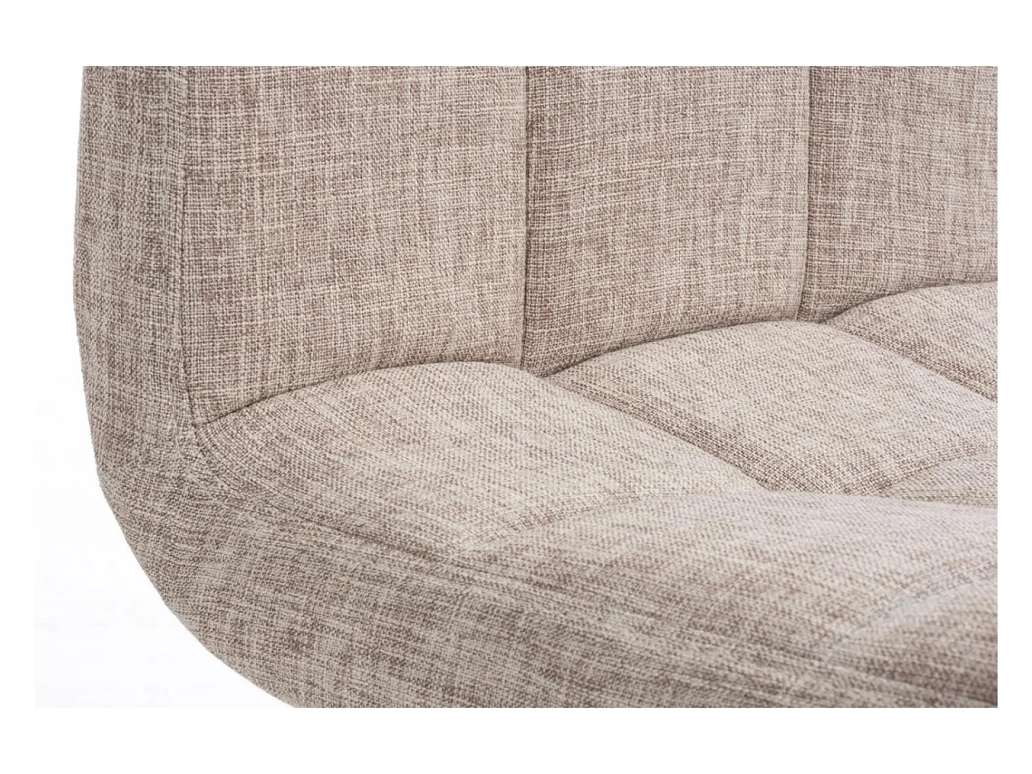 Tabouret de bar - Tissu - Crème - Peru