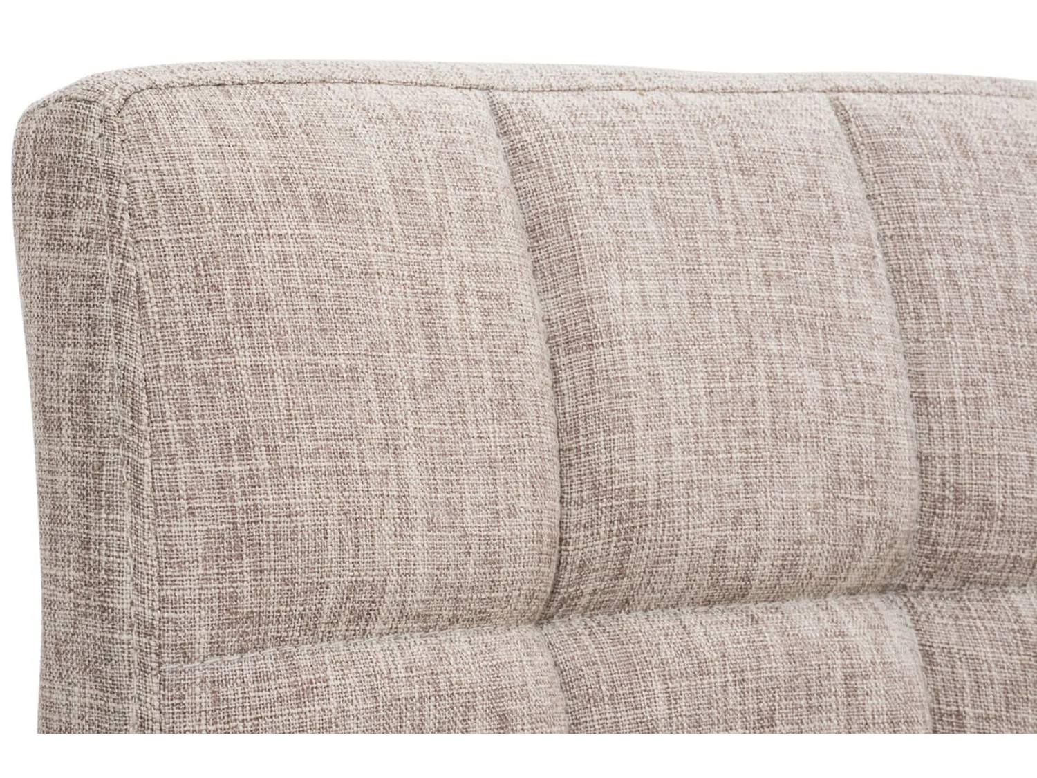 Lot de 2  Tabouret de bar - Tissu - Crème - Peru