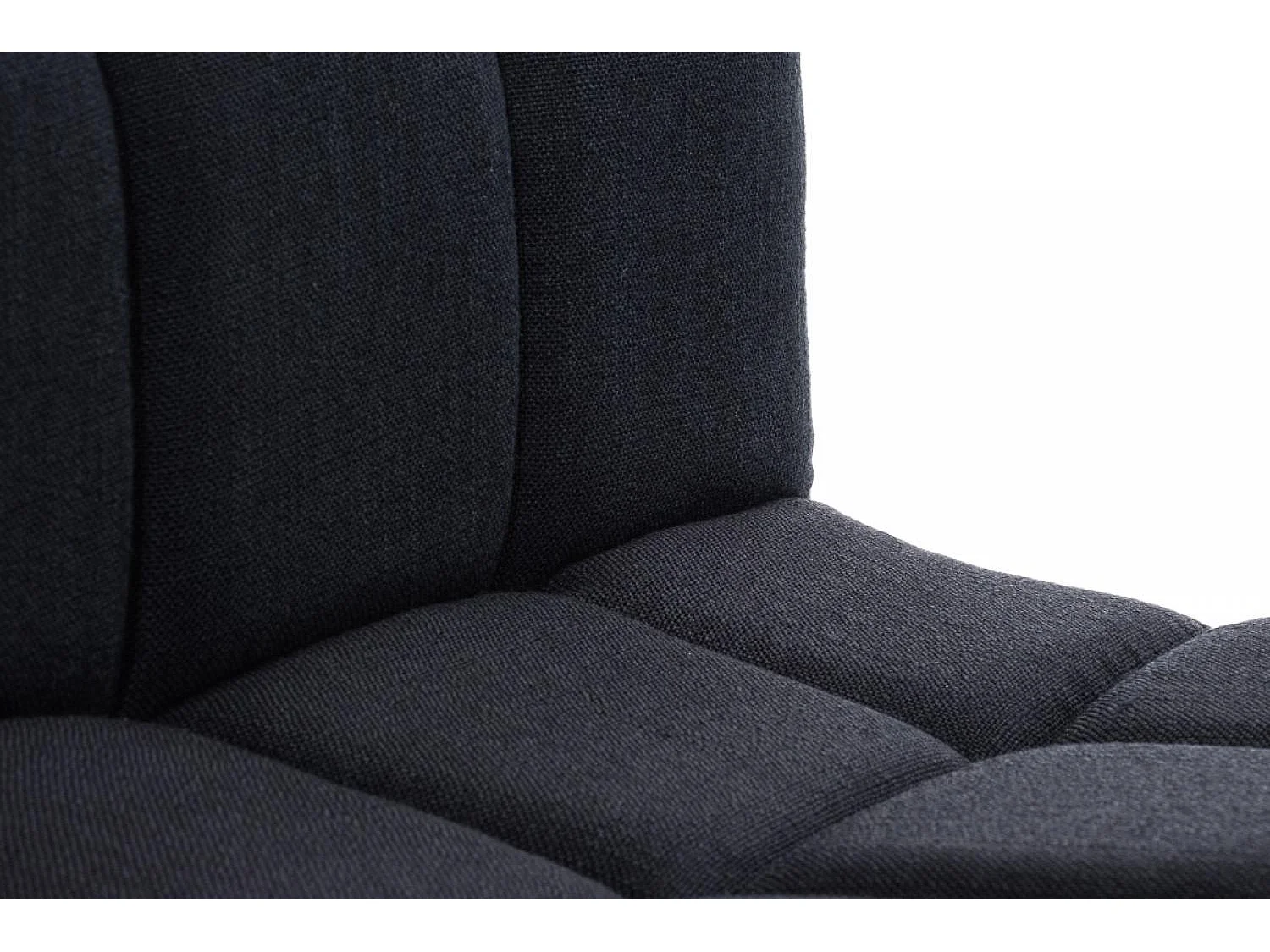 Barhocker - Stoff - schwarz - Peru