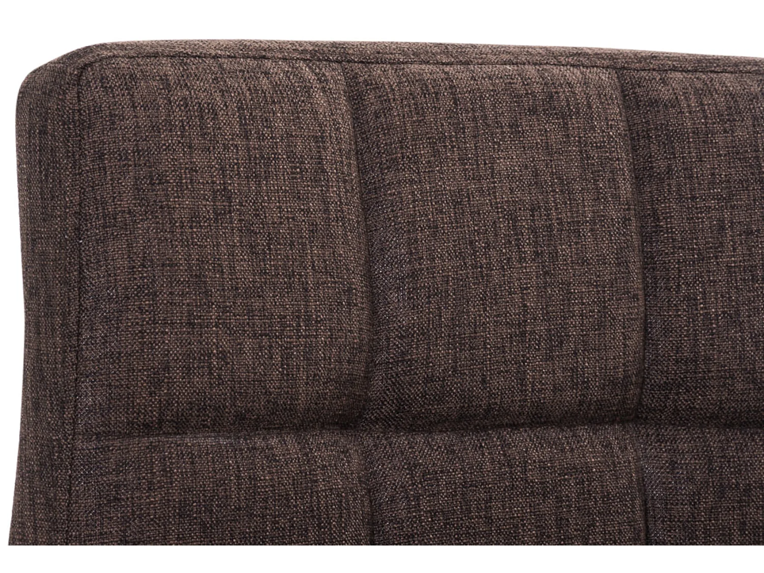 Lot de 2  Tabouret de bar - Tissu - Marron - Peru