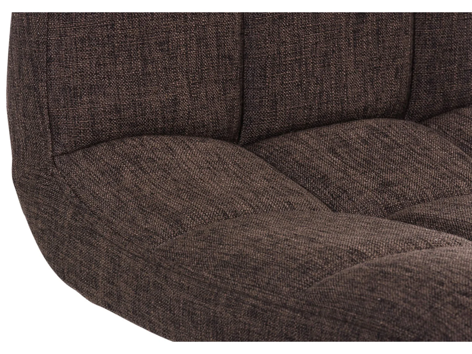 Lot de 2  Tabouret de bar - Tissu - Marron - Peru