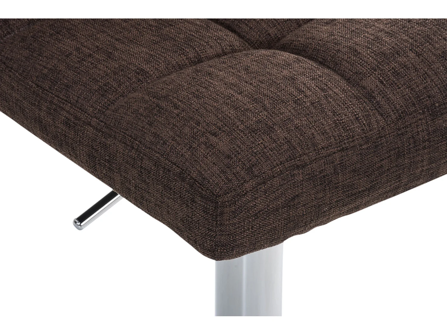 Lot de 2  Tabouret de bar - Tissu - Marron - Peru