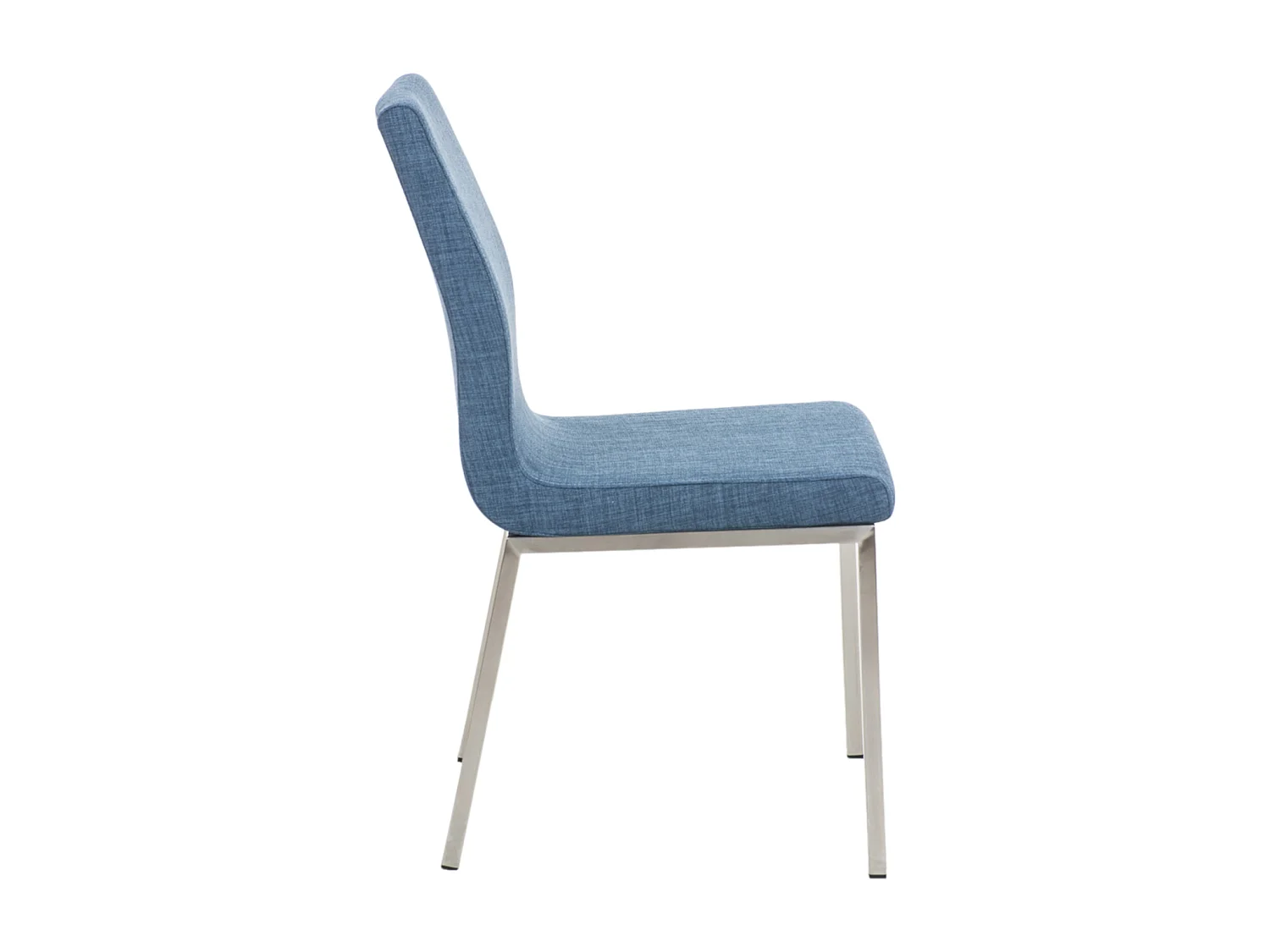 Lot de 2  chaise salle à manger - Tissu - Bleu - Colmar