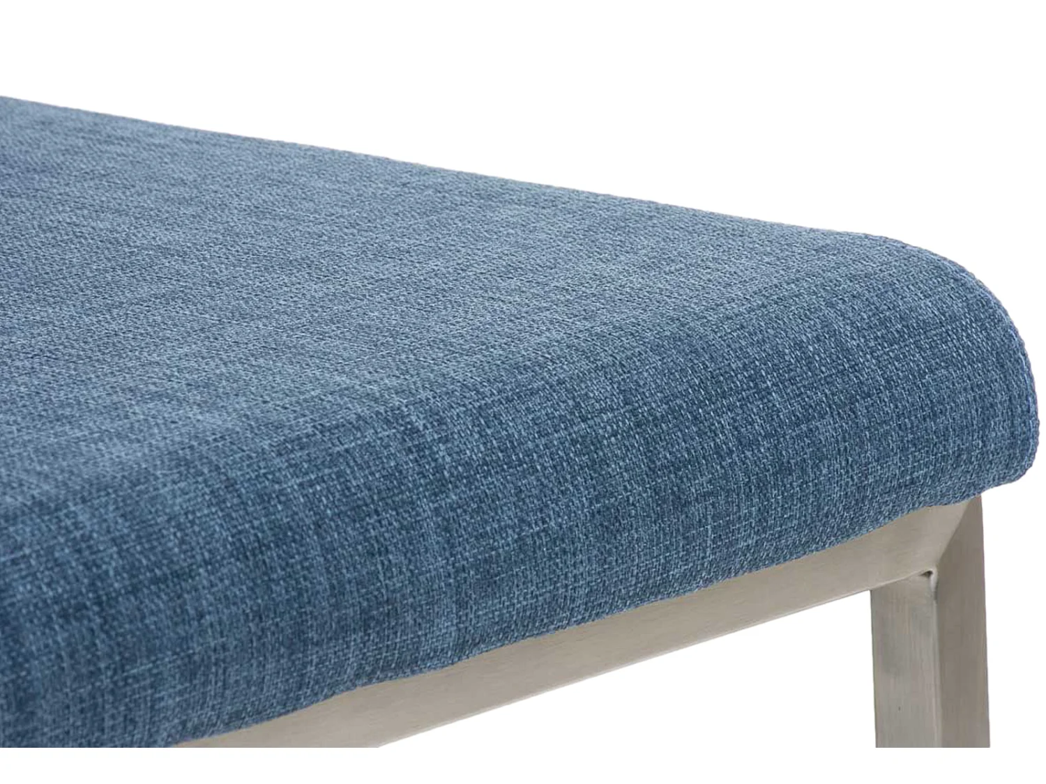 Lot de 2  chaise salle à manger - Tissu - Bleu - Colmar