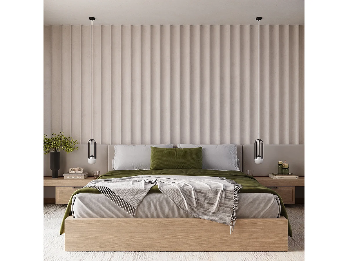 Hanglamp BRINA modern van  - 1 lichtbronnen - L.12 x H.115 cm - zwart