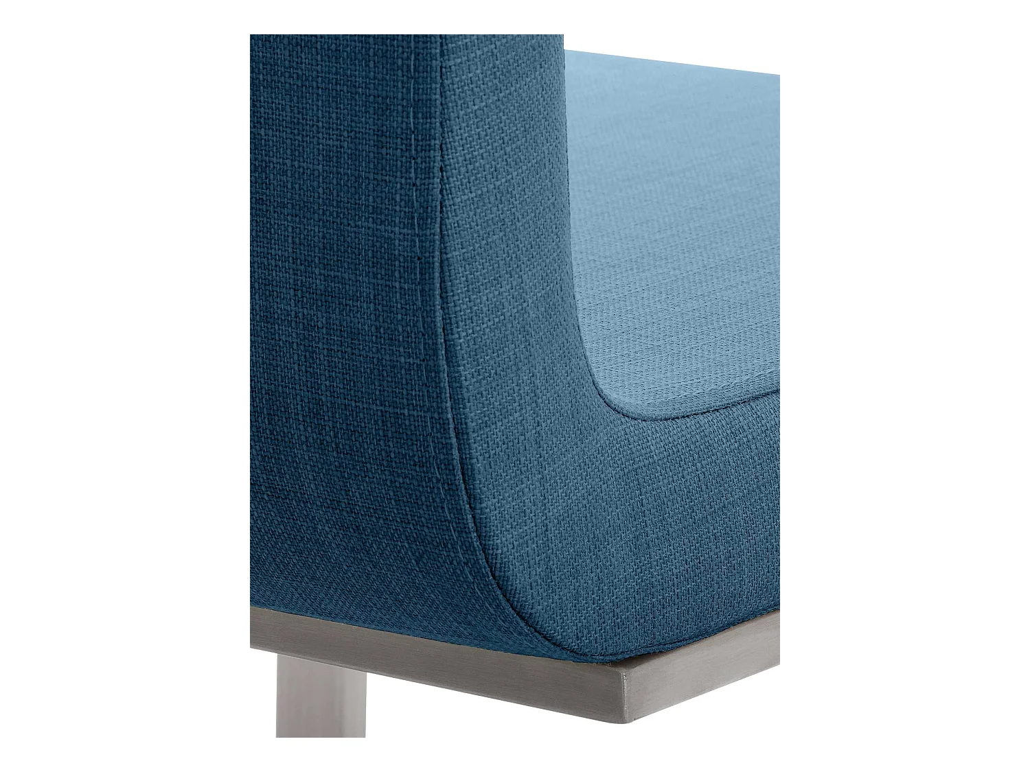 Freischwinger Stuhl - Stoff - blau - Belfort