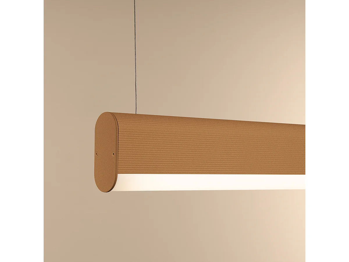 Hanglampen Farge Modern Van  - 1 Lichtbronnen - L.120 X H.150 Cm - Gouden