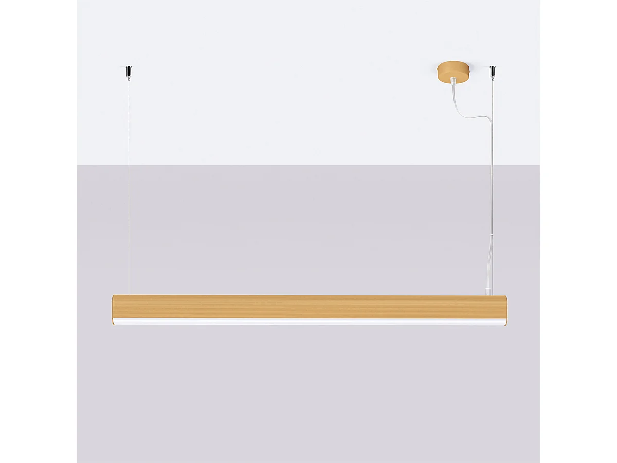 Hanglampen Farge Modern Van  - 1 Lichtbronnen - L.120 X H.150 Cm - Gouden