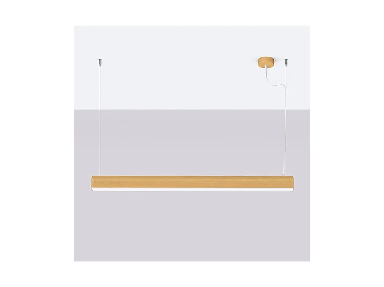 Lampes Suspendues Farge Moderne En Aluminium - 1 Sources Lumineuses - L.120 X H.150 Cm - Doré